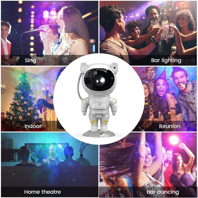 Astronaut Star Projector Night Light YMDS