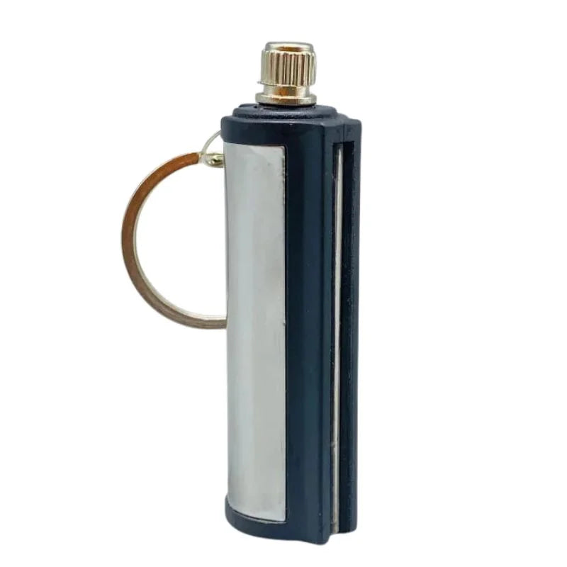 Permanent Match Striker Flint Stone Lighter with Keychain YMDS