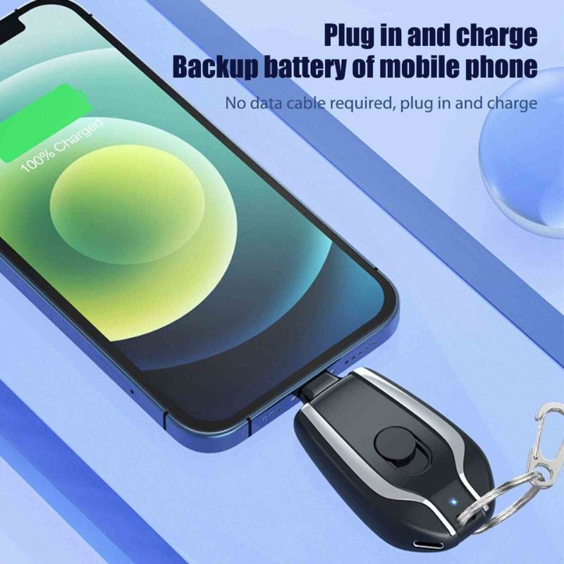 Mini Keychain Power Bank | Ultra-Compact 1500mAh YMDS