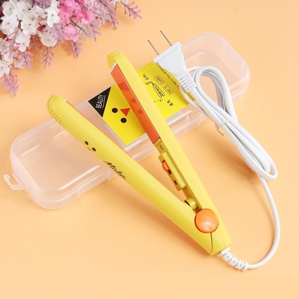 Mini Portable Ceramic Hair Straightener & Curler YMDS