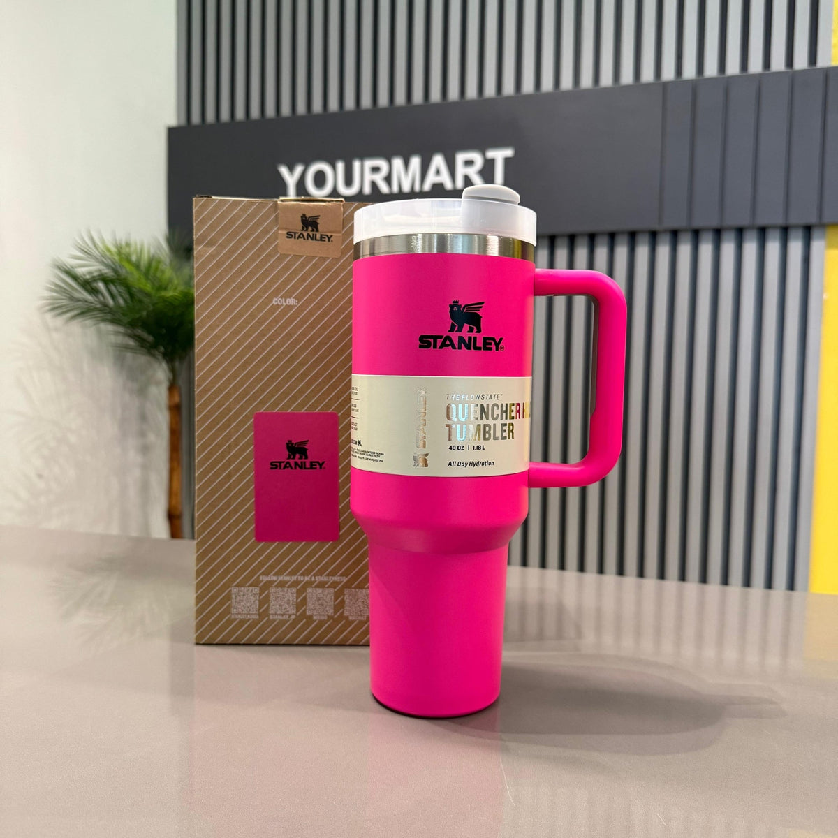 Pink Stanley 40 Oz Stainless Steel Tumbler YMDS