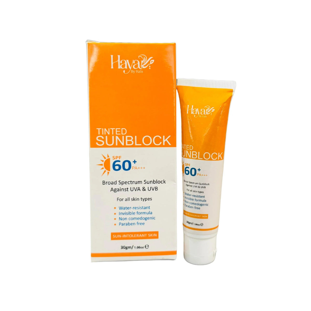 Haya Tinted Sunblock SPF 60+ YMDS