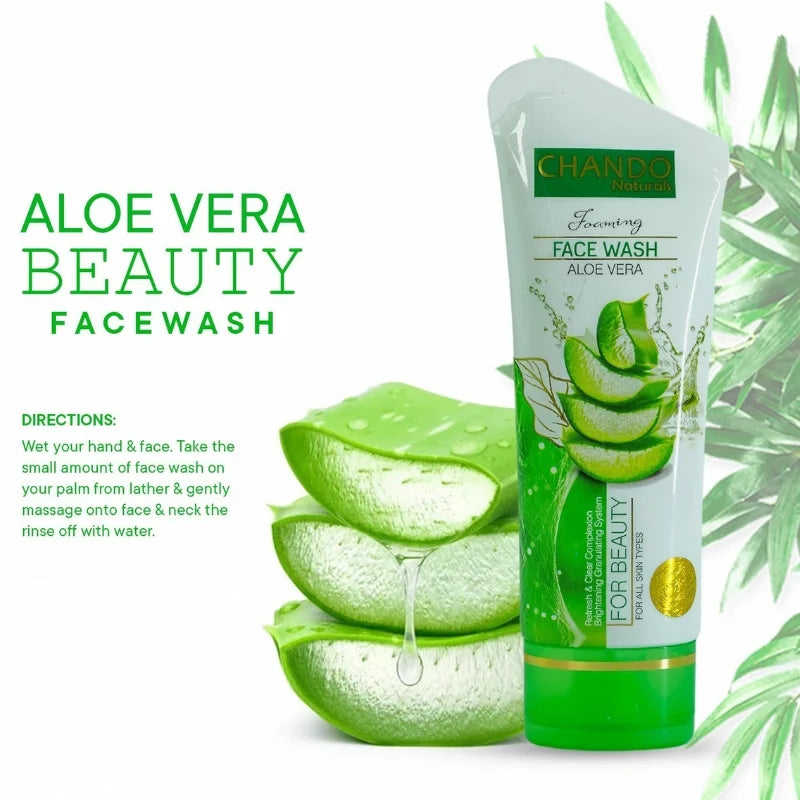 Face Wash | Chando Naturals Aloe Vera Beauty Face Wash 100ml YMDS