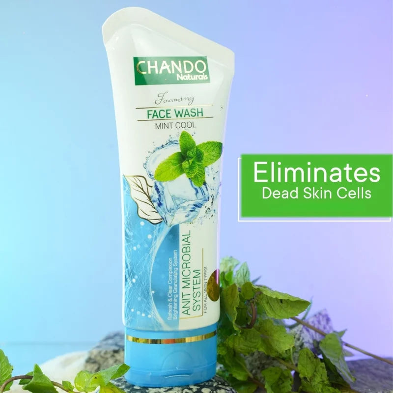 Face Wash | Chando Naturals Mint Cool Anti-Microbial Face Wash 100ml YMDS