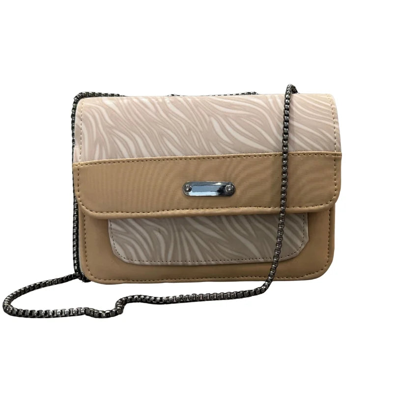 Luxury Women’s Shoulder Bag in Beige Faux Leather for Casual, Work, and Formal Use YMDS