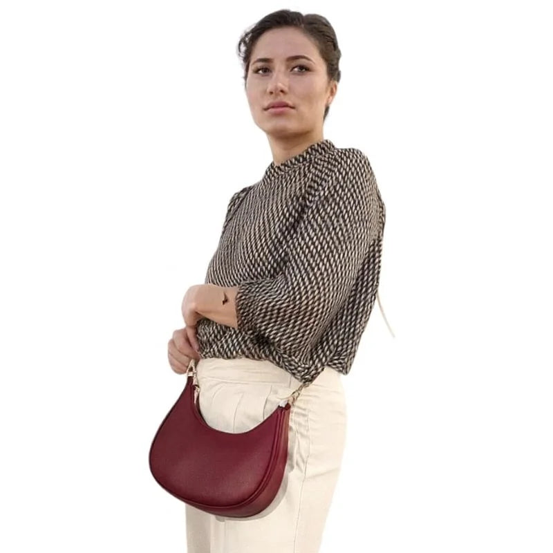 Maroon Luxury Fashion Hand Bag for Girls & Ladies YMDS