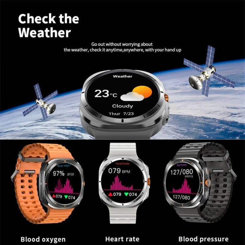 TF7 Ultra Smart Watch | Metal Body, AMOLED Display YMDS
