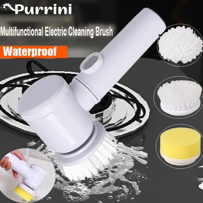 5-in-1 Rechargeable Magic Brush | Handheld Electric Scrubber YMDS