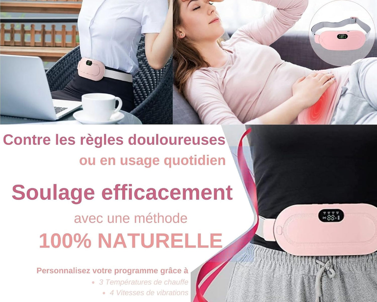 Digital Period Heating Pad & Vibrating Belt YMDS