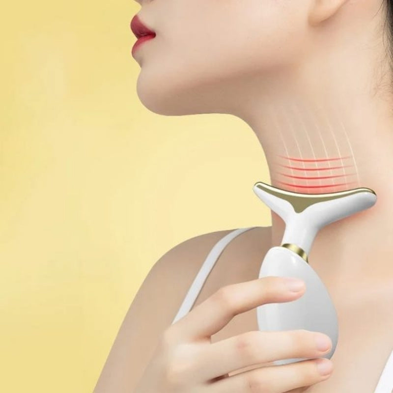 3-in-1 Rechargeable Face & Neck Massager YMDS
