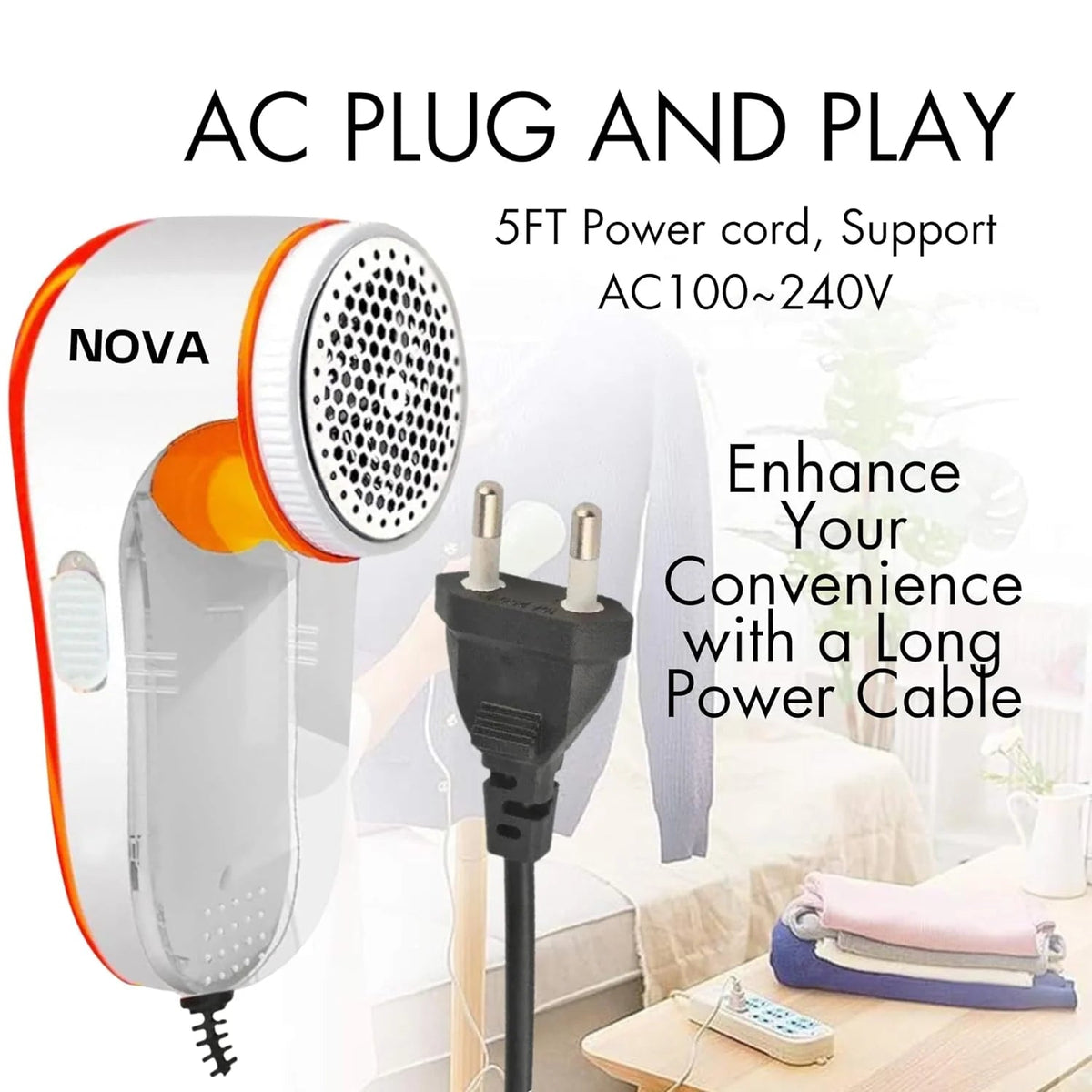 Nova Electric Lint Remover NLR-208 YMDS