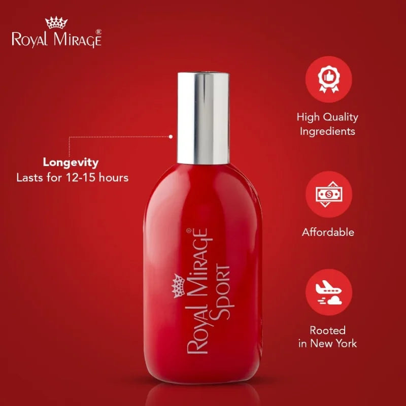 Royal Mirage Sport Eau De Cologne 120ml YMDS