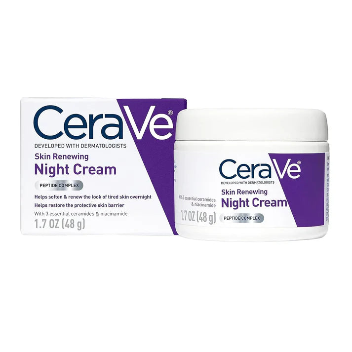 CeraVe 4-in-1 Skincare Kit | Cleanser, Serum, Sunblock & Night Cream YMDS