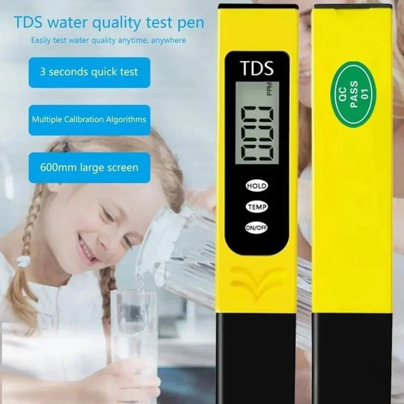 Digital TDS Meter | LCD Water Quality Tester Pen for Drinking Water, RO Systems & Aquariums YMDS