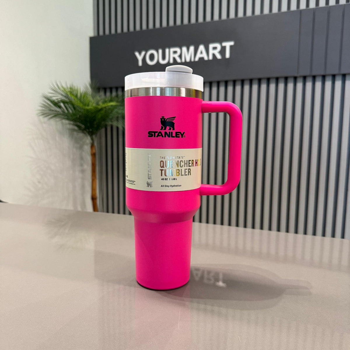 Pink Stanley 40 Oz Stainless Steel Tumbler YMDS