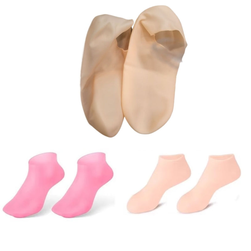 Silicone Jelly Socks | Ultra-Moisturizing Gel Foot Care & Spa Therapy | Without Box YMDS