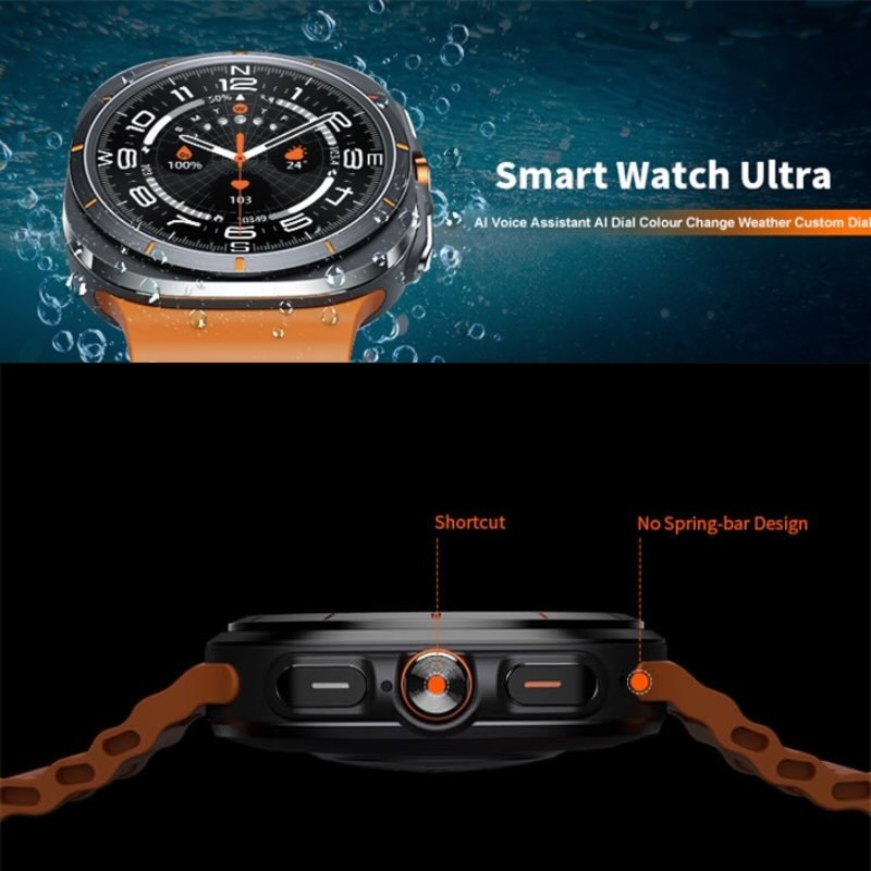 TF7 Ultra Smart Watch | Metal Body, AMOLED Display YMDS