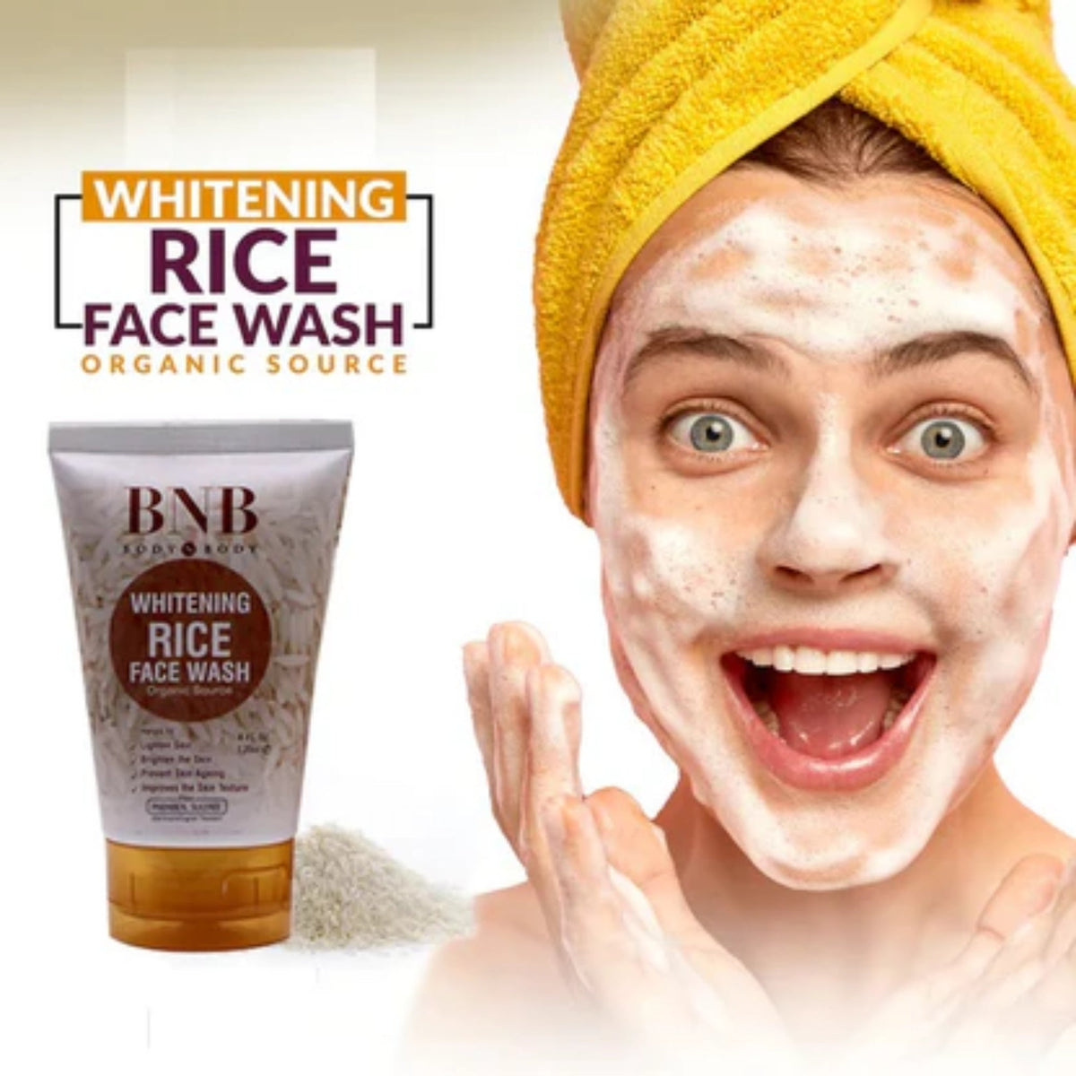 BNB Rice Extract Bright & Glow Facial Kit YMDS