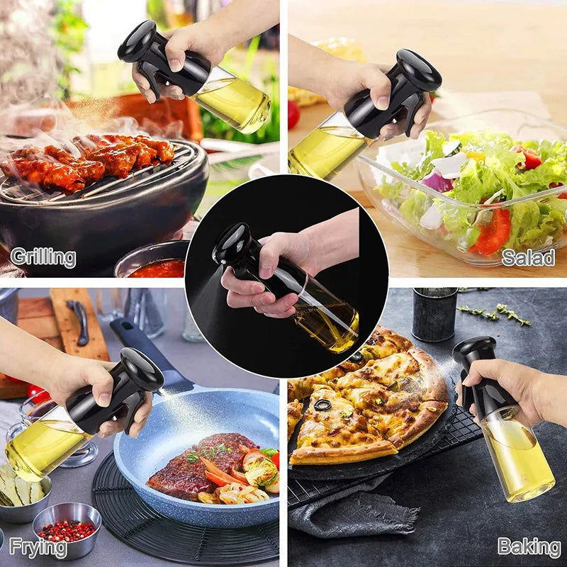 Plastic Glass Kitchen Cooking Spray Bottle YMDS