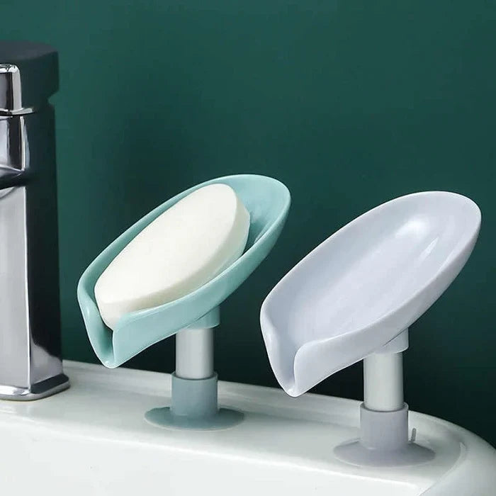Leaf-Shaped Self-Draining Soap Holder YMDS
