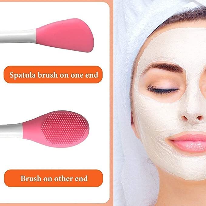 Double Ended Silicone Face Mask & Cleansing Brush YMDS