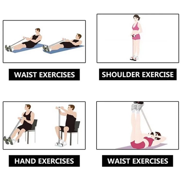 Tummy Trimmer | Foot Pedal Resistance Band YMDS