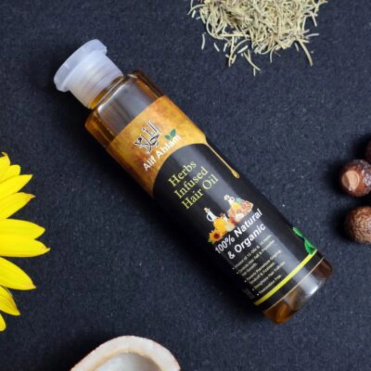 Alif Ahlam Herbs Infused Hair Oil YMDS