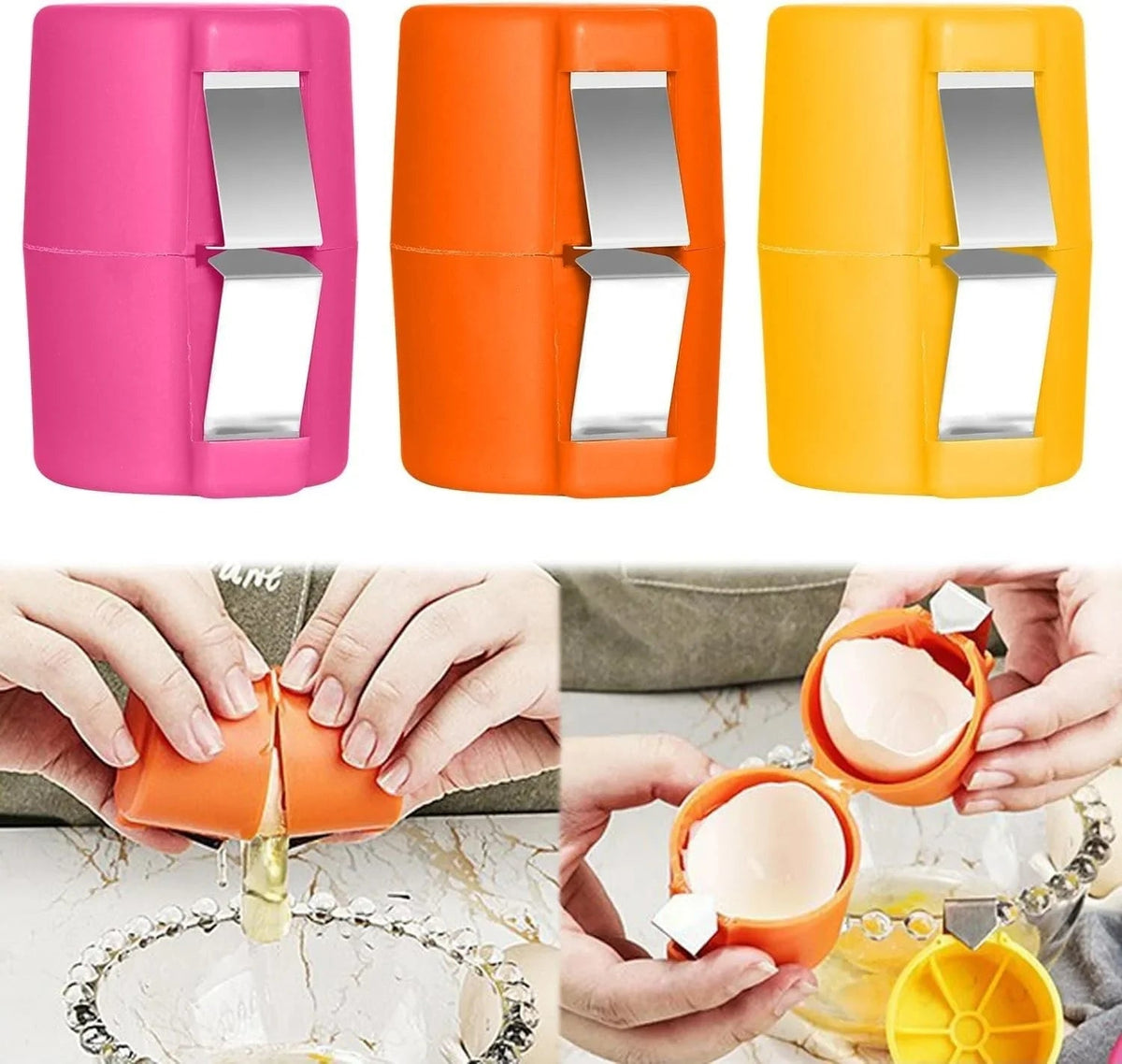 Efficient Egg Opener & Egg Shell Cracker Tool YMDS