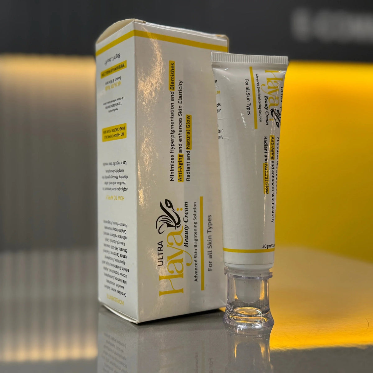 Haya Ultra Beauty Cream | Advanced Skin Brightening Solution for All Skin Types 30gm YMDS