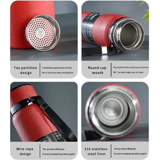 Digital Smart Vacuum 800ml Water Bottle YMDS