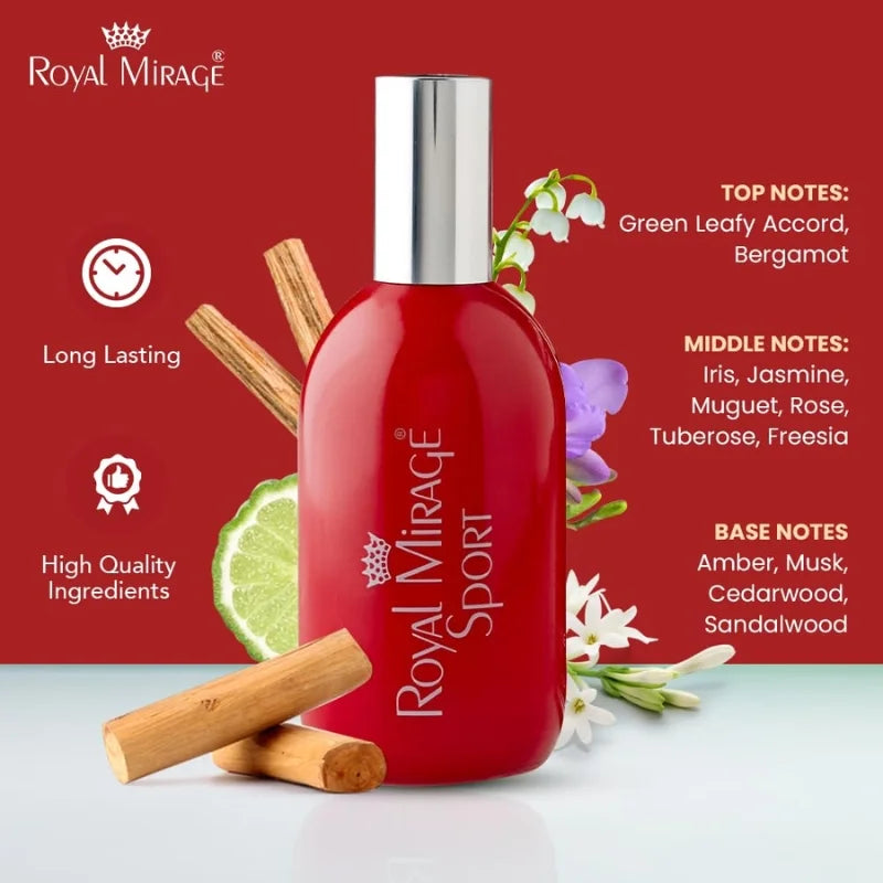 Royal Mirage Sport Eau De Cologne 120ml YMDS