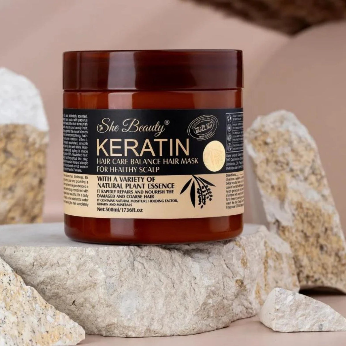 Brazil Nut Keratin Hair Mask 500ml YMDS