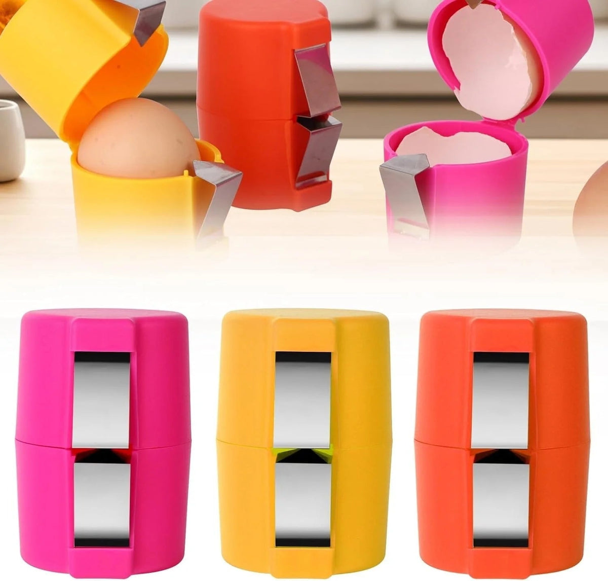 Efficient Egg Opener & Egg Shell Cracker Tool YMDS