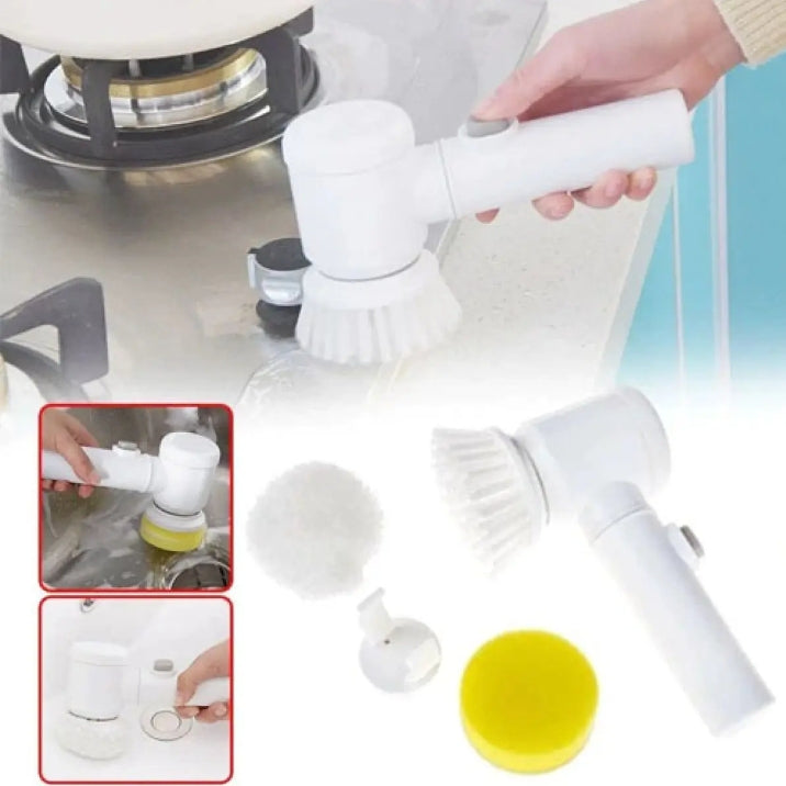 5-in-1 Rechargeable Magic Brush | Handheld Electric Scrubber YMDS