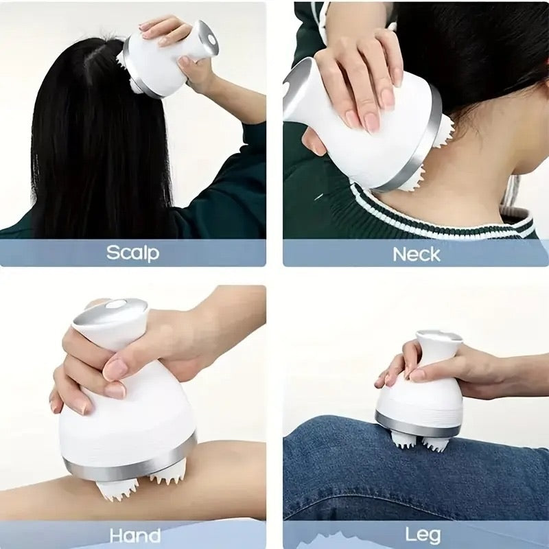 Electric Scalp Massager with 4 Clusters YMDS