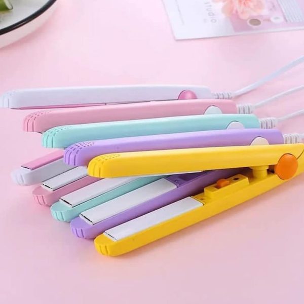 Mini Portable Ceramic Hair Straightener & Curler YMDS