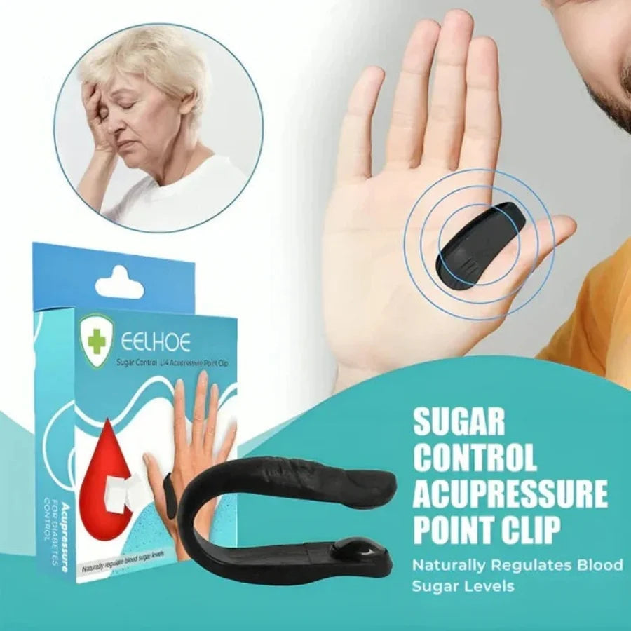 Sugar Control LI4 Acupressure Hand Clip YMDS