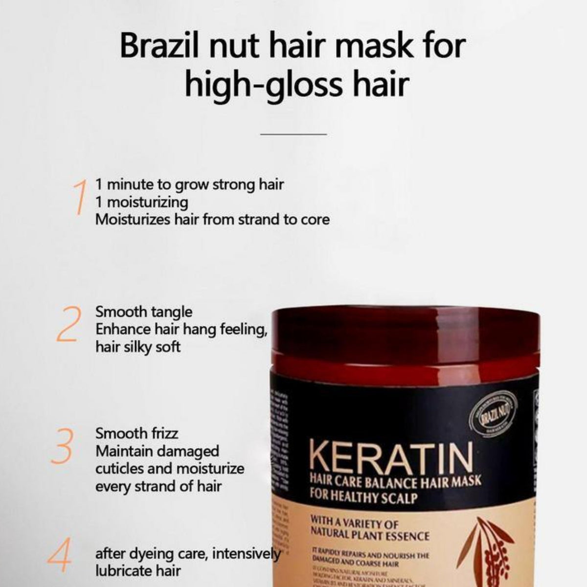 Brazil Nut Keratin Hair Mask 500ml YMDS