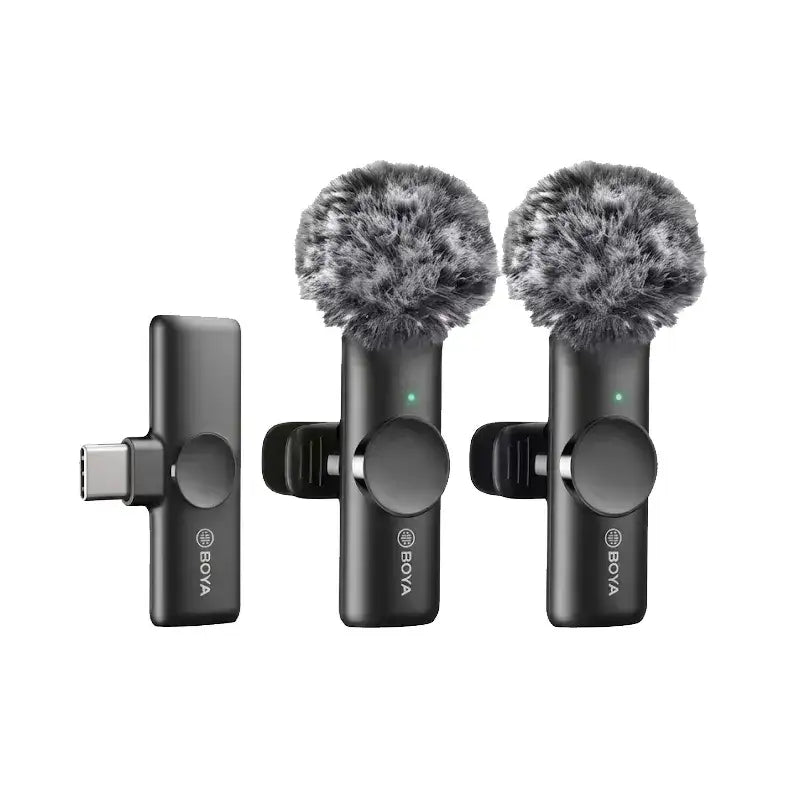 2in one BOYA Model: BY-MW13 Type: Wireless Live Microphone HHC