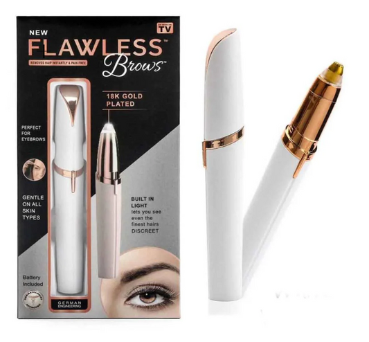 Eyebrow Trimmer White Color Flawless Rechargeble ARDS