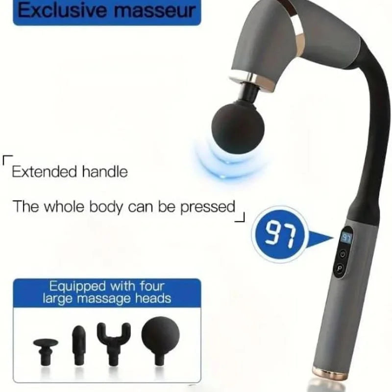Long Handle Fascial Gun Massager YMDS