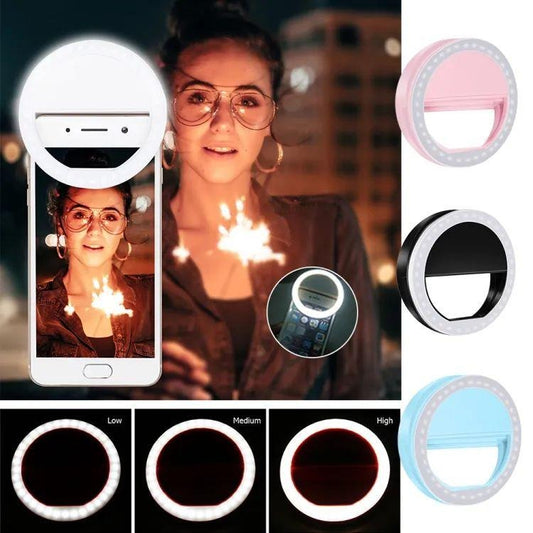 Portable Selfie Ring Light for Mobile ARDS