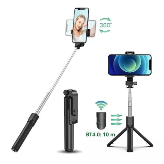 3-in-1 Wireless Selfie Stick R1 / R1S – Tripod Stand with Bluetooth Shutter ARDS