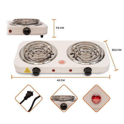 RAF Double Hot Plate Electric Stove ARDS