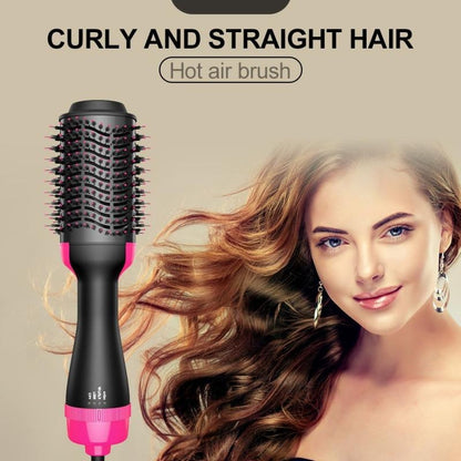 Hot Air Brush Multi-Function Hair Dryer Straightener ARDS
