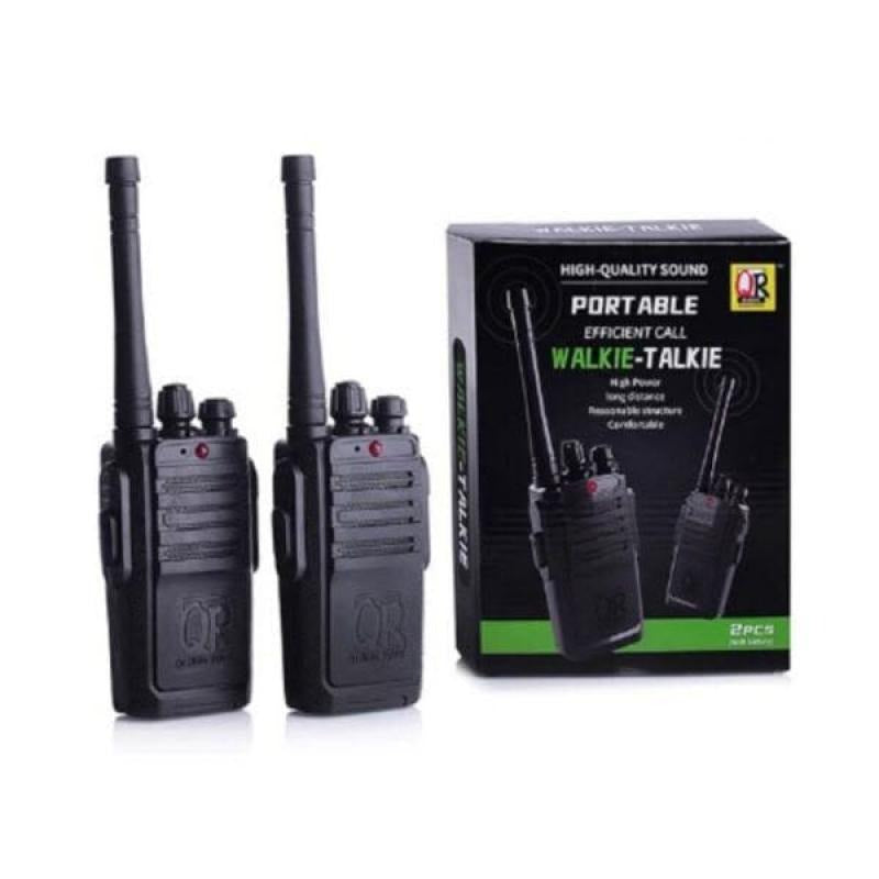New Portable Black Walkie Talkie Pair With Batteries – Battery Operated ARDS
