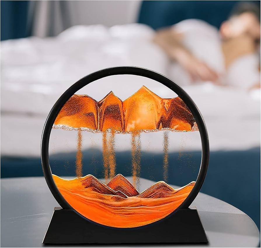 3D Moving Sand Art Hourglass ARDS