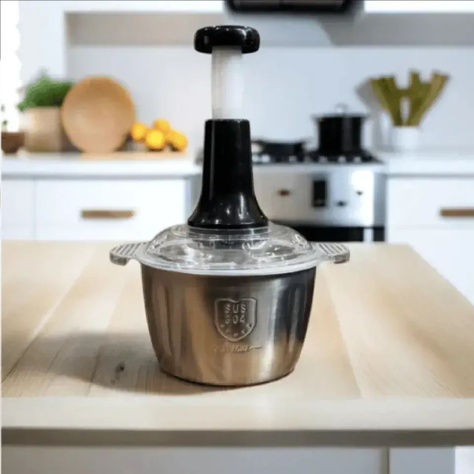 2.0Litre 4 Blades Premium Quality Meat and Vegetable Push Chopper ARDS