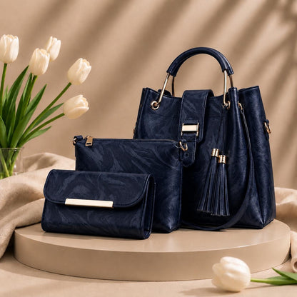 3 Pcs Luxury Women Handbag Set ARDS