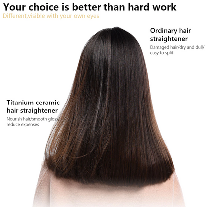 Kemei KM-329 Professional Hair Straightener With Temperature Control- For Women ARDS